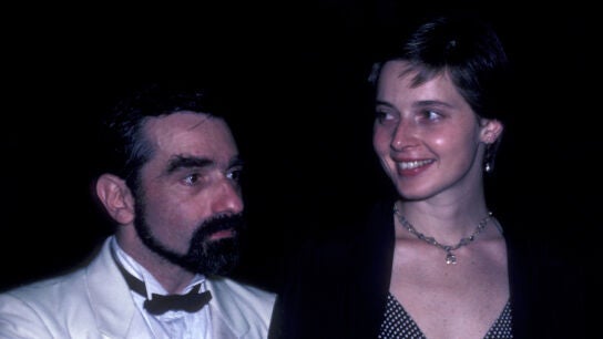 Martin Scorsese e Isabella Rossellini en 1981