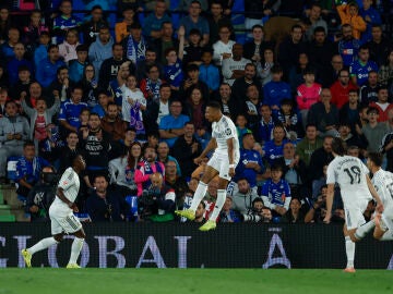 Mbappé celebra el gol ante el Getafe (0-1)