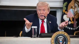 El presidente de los Estados Unidos, Donald Trump El presidente de los Estados Unidos, Donald Trump