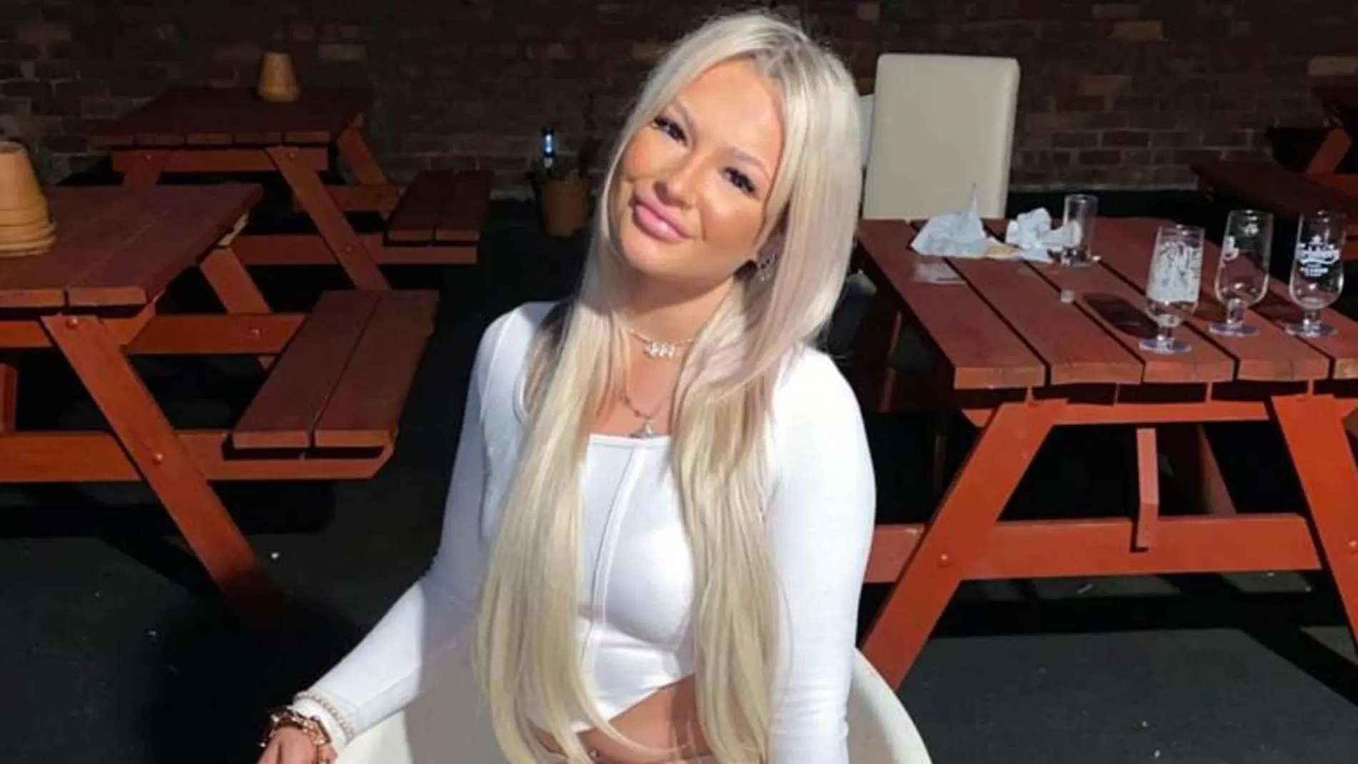 Imagen de la influencer británica Amy Leonard Imagen de la influencer británica Amy Leonard
