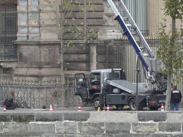 Montacargas robo Louvre 