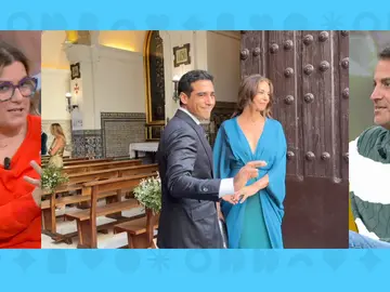 Los colaboradores de ‘Más Espejo’ ensalzan a los hijos de Carlos Herrera y Mariló Montero por “las muestras de cariño” el día de la boda de Alberto Herrera y Blanca Llandres: "Desafortunadamente tenemos muchos hijos de famosos que son unos auténticos quinquis” Los colaboradores de ‘Más Espejo’ ensalzan a los hijos de Carlos Herrera y Mariló Montero por “las muestras de cariño” el día de la boda de Alberto Herrera y Blanca Llandres: "Desafortunadamente tenemos muchos hijos de famosos que son unos auténticos quinquis”