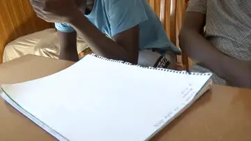 Imagen de menores migrantes en un centro de Canarias Imagen de menores migrantes en un centro de Canarias