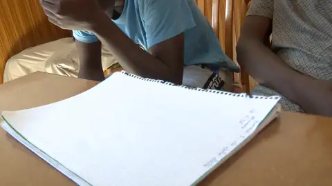 Imagen de menores migrantes en un centro de Canarias Imagen de menores migrantes en un centro de Canarias