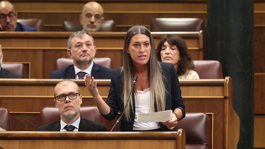 La portavoz de Junts en el Congreso, Miriam Nogueras La portavoz de Junts en el Congreso, Miriam Nogueras
