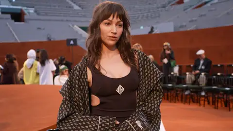 Úrsula Corberó, en un desfile de Lacoste Úrsula Corberó, en un desfile de Lacoste