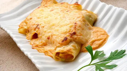 Karlos Arguiñano: receta fácil de canelones de pollo, panceta y calabacín Karlos Arguiñano: receta fácil de canelones de pollo, panceta y calabacín