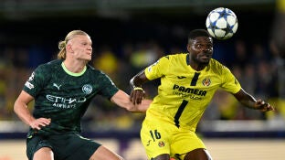 Erling Haaland ante Thomas Partey