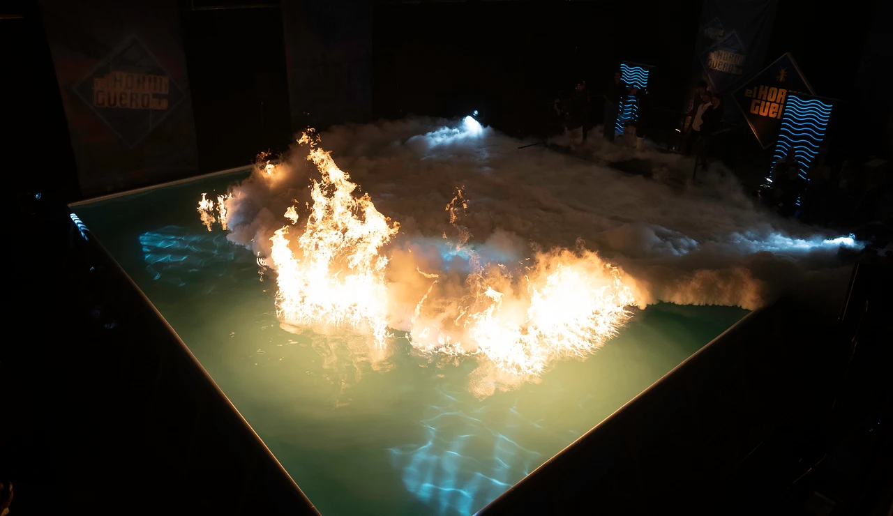 ¿Prender fuego a una piscina? Marron demuestra en El Hormiguero que es posible