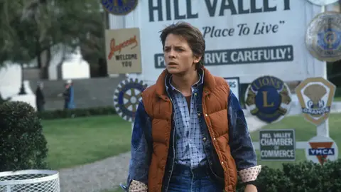 Michael J. Fox en Regreso al futuro Michael J. Fox en Regreso al futuro