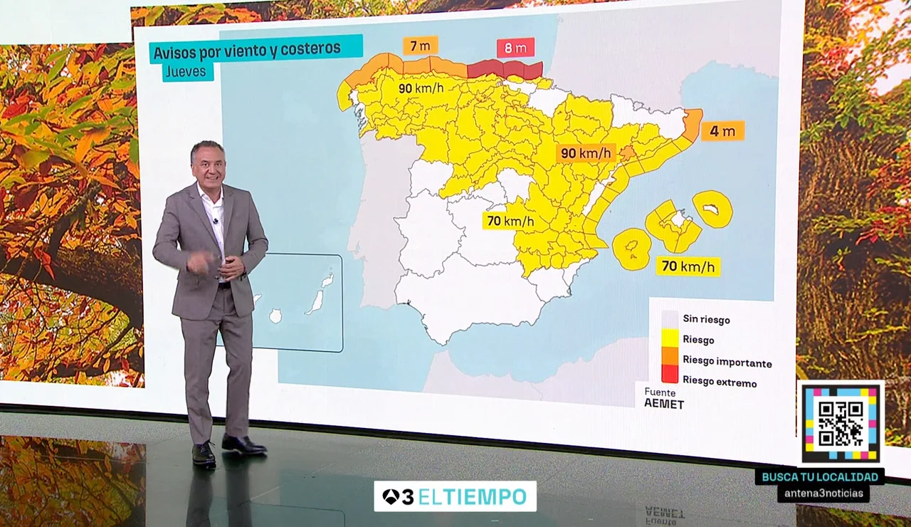 Roberto Brasero: "La ciclogénesis Benjamín llega con un temporal para el norte"