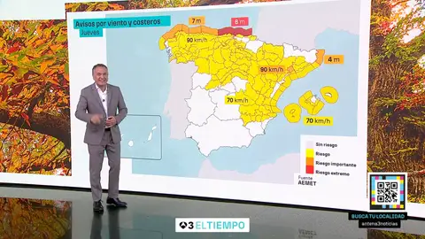 Roberto Brasero: "La ciclogénesis Benjamín llega con un temporal para el norte" Roberto Brasero: "La ciclogénesis Benjamín llega con un temporal para el norte"