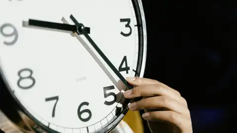 Imagen de archivo de un reloj Imagen de archivo de un reloj