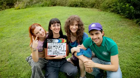 Ruslana, Estel Díaz, Zoe Bonafonte y Omar Banana en A fuego Ruslana, Estel Díaz, Zoe Bonafonte y Omar Banana en A fuego