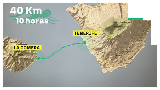 Christian Jongeneel y su reto solidario entre Tenerife y La Gomera Christian Jongeneel y su reto solidario entre Tenerife y La Gomera