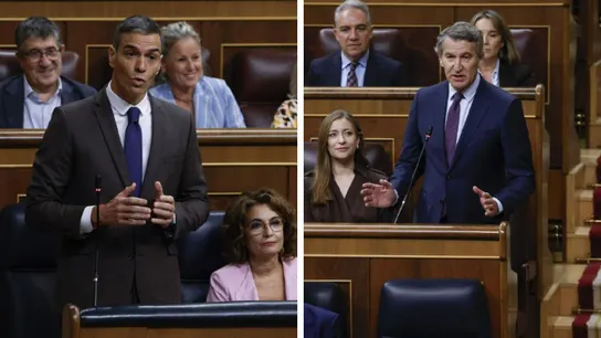 Feijóo y Sánchez en el Congreso Feijóo y Sánchez en el Congreso