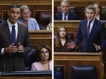 Feijóo y Sánchez en el Congreso