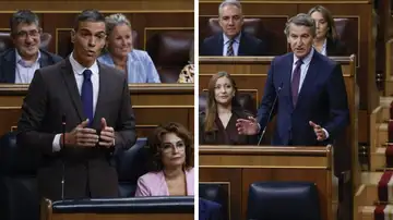 Feijóo y Sánchez en el Congreso Feijóo y Sánchez en el Congreso