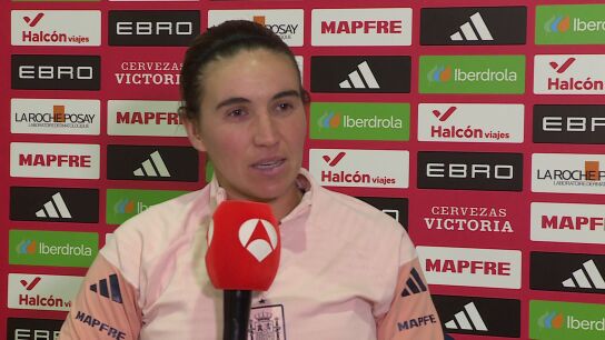 Mariona Caldentey, en la entrevista con Antena 3 Deportes