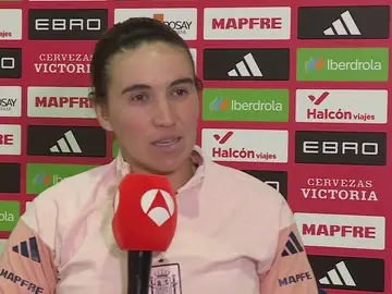 Mariona Caldentey, en la entrevista con Antena 3 Deportes Mariona Caldentey, en la entrevista con Antena 3 Deportes