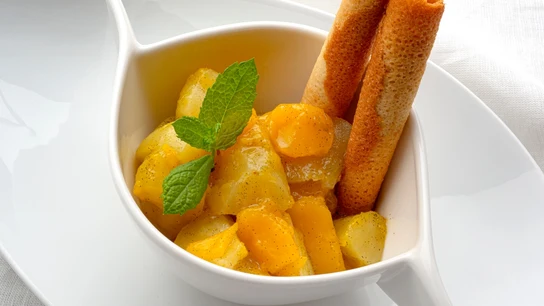 Una merienda saludable o un desayuno delicioso: compota de mango y manzana de Karlos Arguiñano Una merienda saludable o un desayuno delicioso: compota de mango y manzana de Karlos Arguiñano