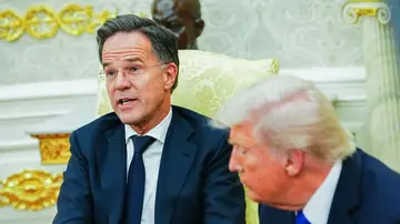 El secretario general de la OTAN, Mark Rutte, con Donald Trump en la Casa Blanca El secretario general de la OTAN, Mark Rutte, con Donald Trump en la Casa Blanca