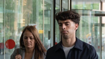 &Aacute;lvaro Aguado, a su salida de la Ciutat de la Justicia, en una imagen de archivo