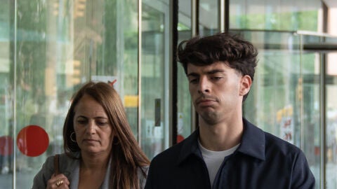 &Aacute;lvaro Aguado, a su salida de la Ciutat de la Justicia, en una imagen de archivo