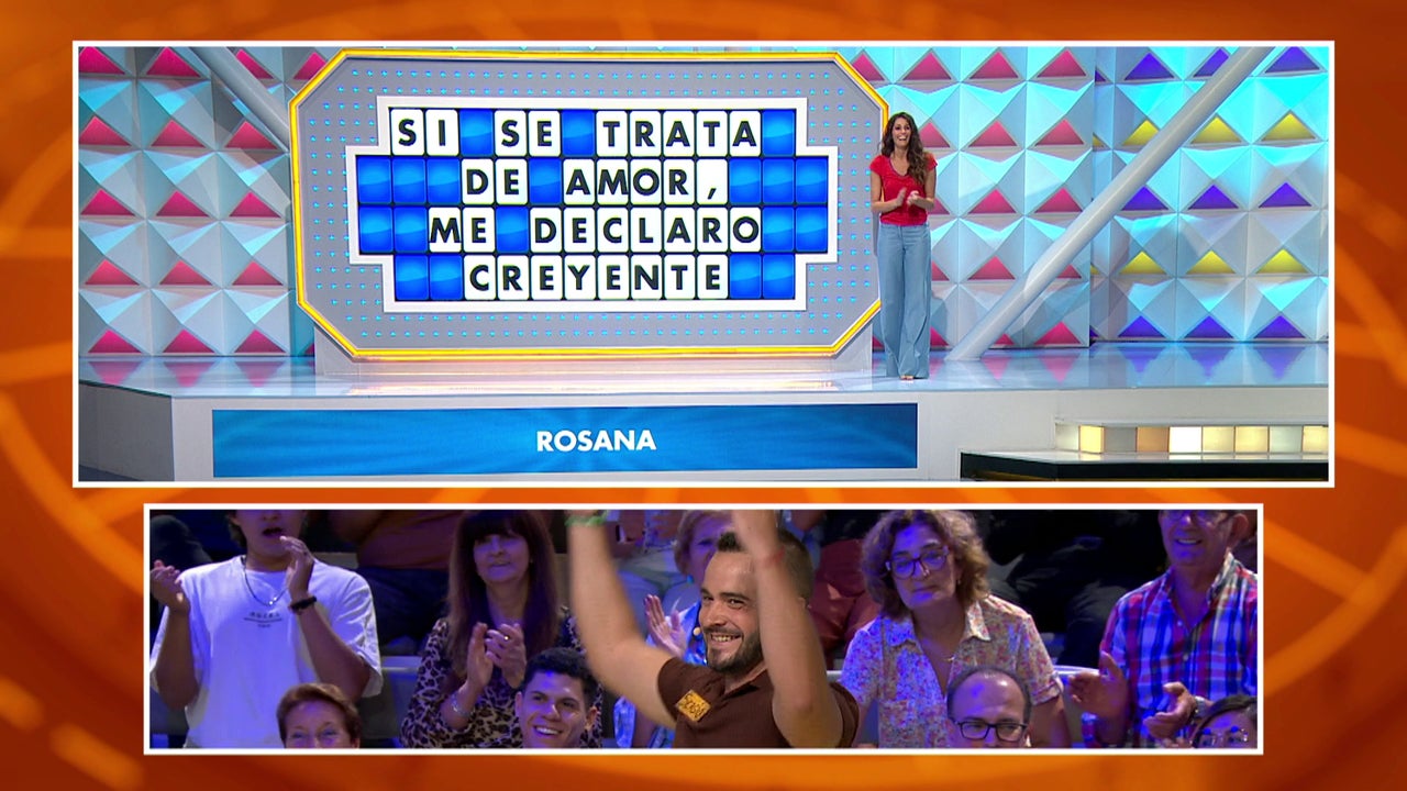 Sergio celebra al fin un triunfo en La ruleta de la suerte Sergio celebra al fin un triunfo en La ruleta de la suerte