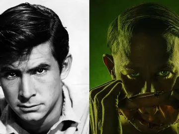 Anthony Perkins y Charlie Hunnam en Monstruo: La historia de Ed Gein Anthony Perkins y Charlie Hunnam en Monstruo: La historia de Ed Gein