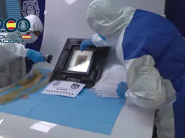 La Policía Nacional encuentra el Picasso 'robado' y cree que nunca llegó a subir al camión para ir a Granada La Policía Nacional encuentra el Picasso 'robado' y cree que nunca llegó a subir al camión para ir a Granada