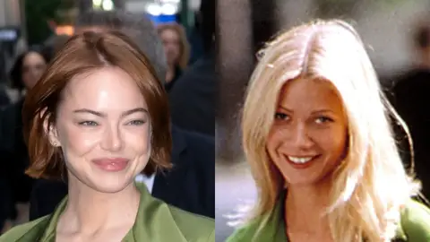 Emma Stone y Gwyneth Paltrow Emma Stone y Gwyneth Paltrow