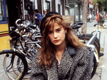Demi Moore en St. Elmo's Fire en 1985