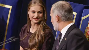 Princesa Leonor y Felipe VI