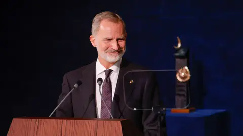 El rey Felipe VI durante su discurso en los Premios Princesa de Asturias 2025 El rey Felipe VI durante su discurso en los Premios Princesa de Asturias 2025