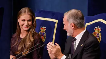 El rey Felipe VI y la princesa Leonor en los Premios Princesa de Asturias 2025 El rey Felipe VI y la princesa Leonor en los Premios Princesa de Asturias 2025
