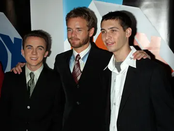 Frankie Muniz, Christopher Masterson y Justin Berfield Frankie Muniz, Christopher Masterson y Justin Berfield