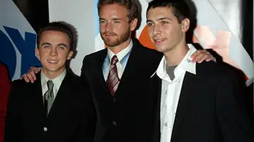 Frankie Muniz, Christopher Masterson y Justin Berfield Frankie Muniz, Christopher Masterson y Justin Berfield