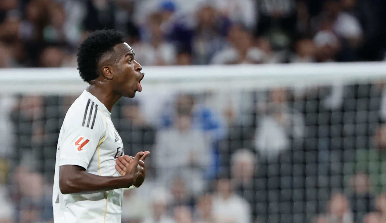 Vinicius Jr reacciona al ser cambiado en El Clásico