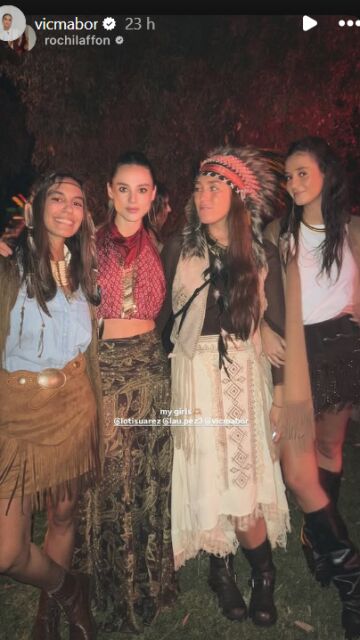 Historia de Instagram de Victoria Federica en el cumpleaños de Tana Rivera