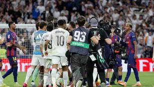 Imagen de El Clásico tras el pitido final (2-1)
