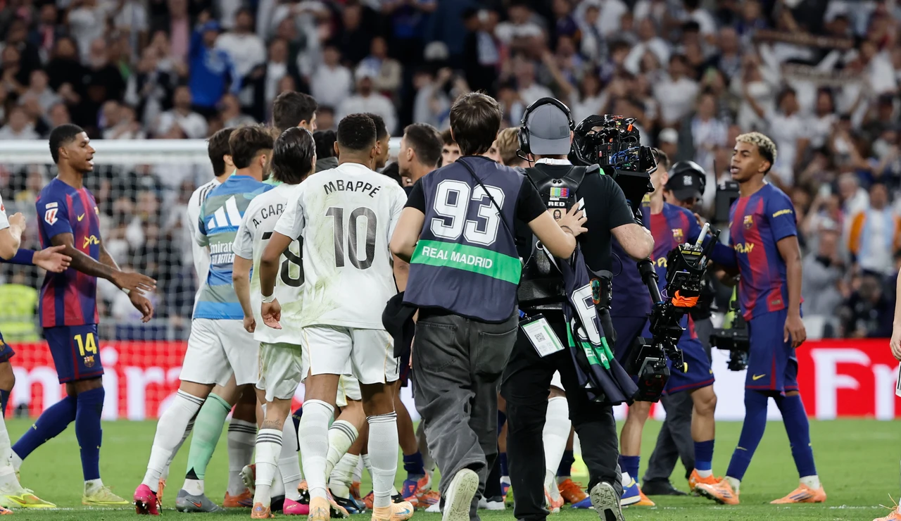 Imagen de El Clásico tras el pitido final (2-1)