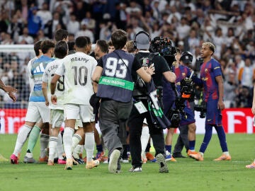 Imagen de El Clásico tras el pitido final (2-1)