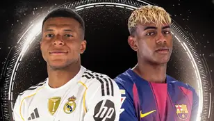 Mbappé y Lamine Yamal, estrellas de El Clásico de Liga