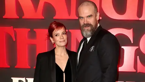 Lily Allen y David Harbour Lily Allen y David Harbour