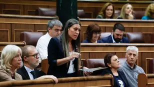 La portavoz de Junts, Míriam Nogueras.