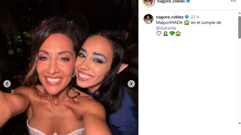 Nagore Robles y Carla Flila en el cumpleaños de Dulceida