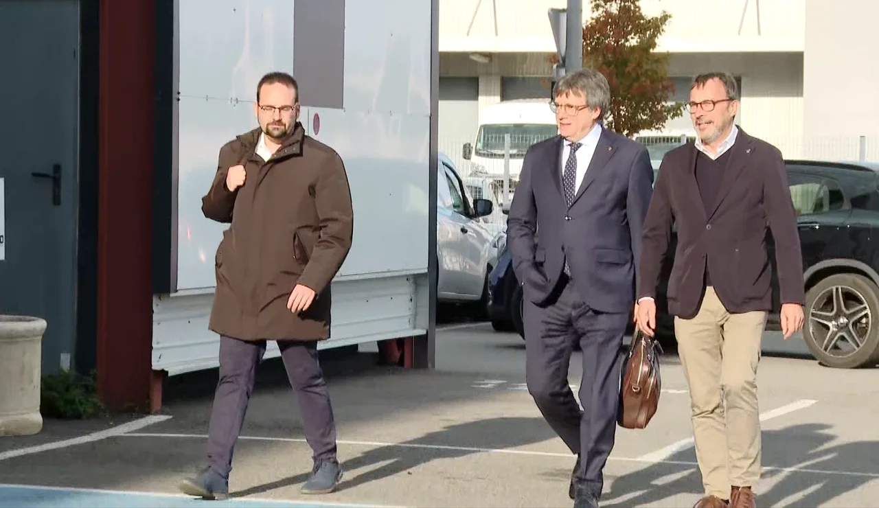 Llega Puigdemont