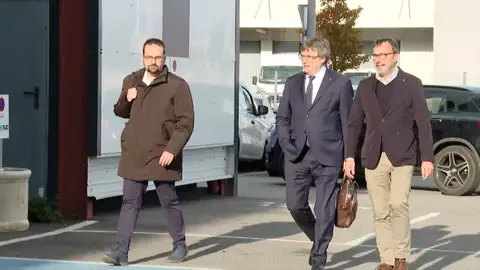 Llega Puigdemont Llega Puigdemont
