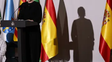 Virginia Ortiz Riquelme, familiar de víctimas de las inundaciones en la localidad de Letur (Albacete), interviene en el funeral de Estado por las 237 víctimas de la dana celebrado este miércoles en Valencia con motivo del primer aniversario de la tragedia Virginia Ortiz Riquelme, familiar de víctimas de las inundaciones en la localidad de Letur (Albacete), interviene en el funeral de Estado por las 237 víctimas de la dana celebrado este miércoles en Valencia con motivo del primer aniversario de la tragedia